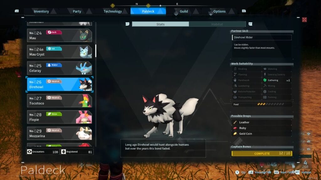 Palworld Direhowl