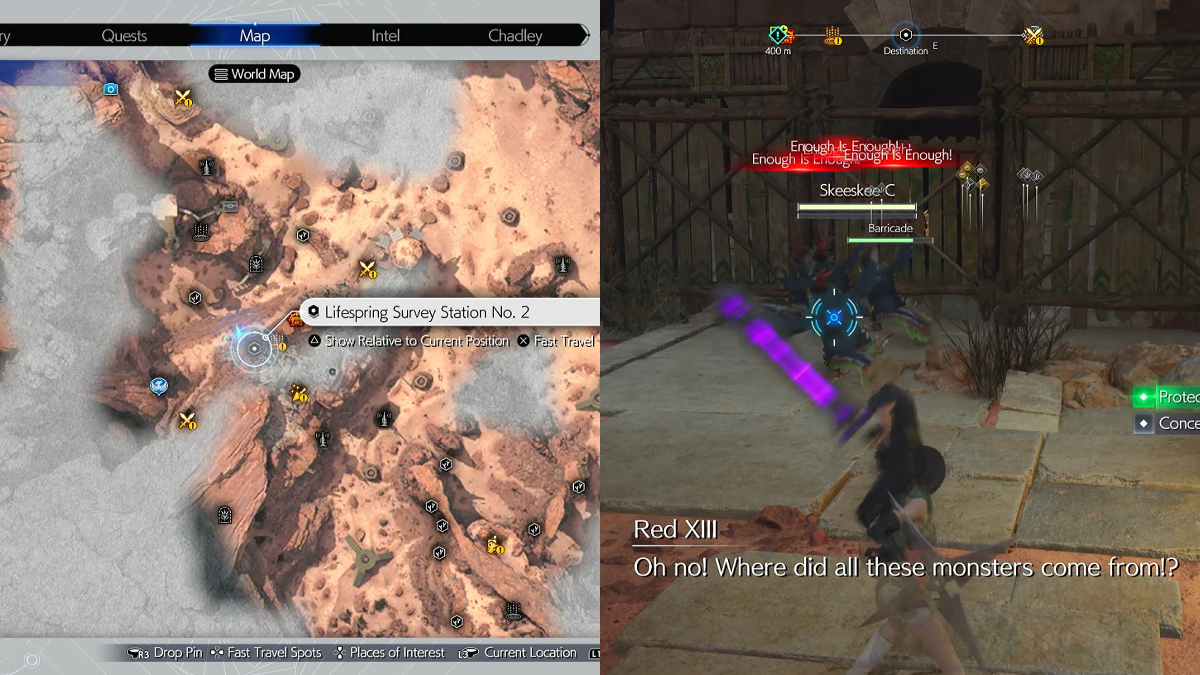 Lifespring Station 2 Location in FF7 Rebirth