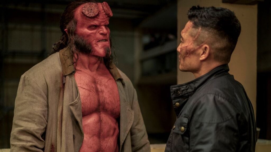 A shot of David Harbour from Hellboy