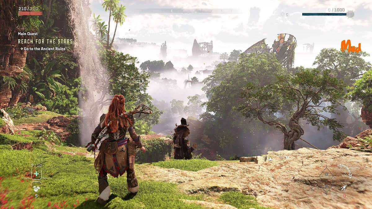 natural color visuals horizon forbidden west mod