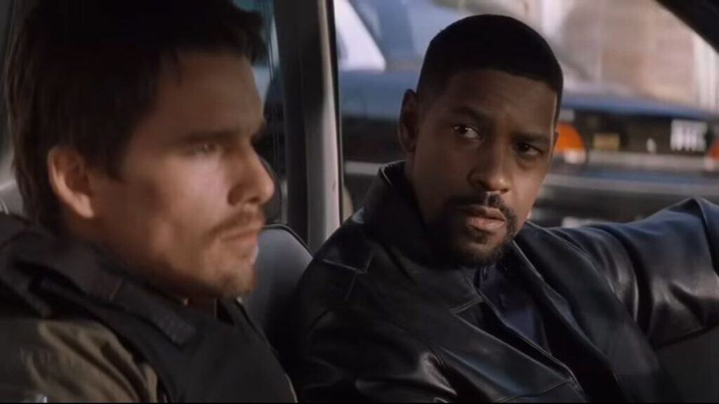 Ethan Hawke and Denzel Washington in "Training Day"