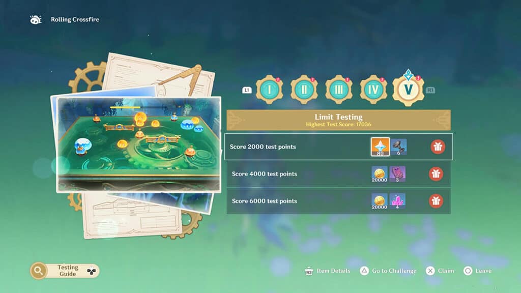 All of the rewards part of the final stage of the event.