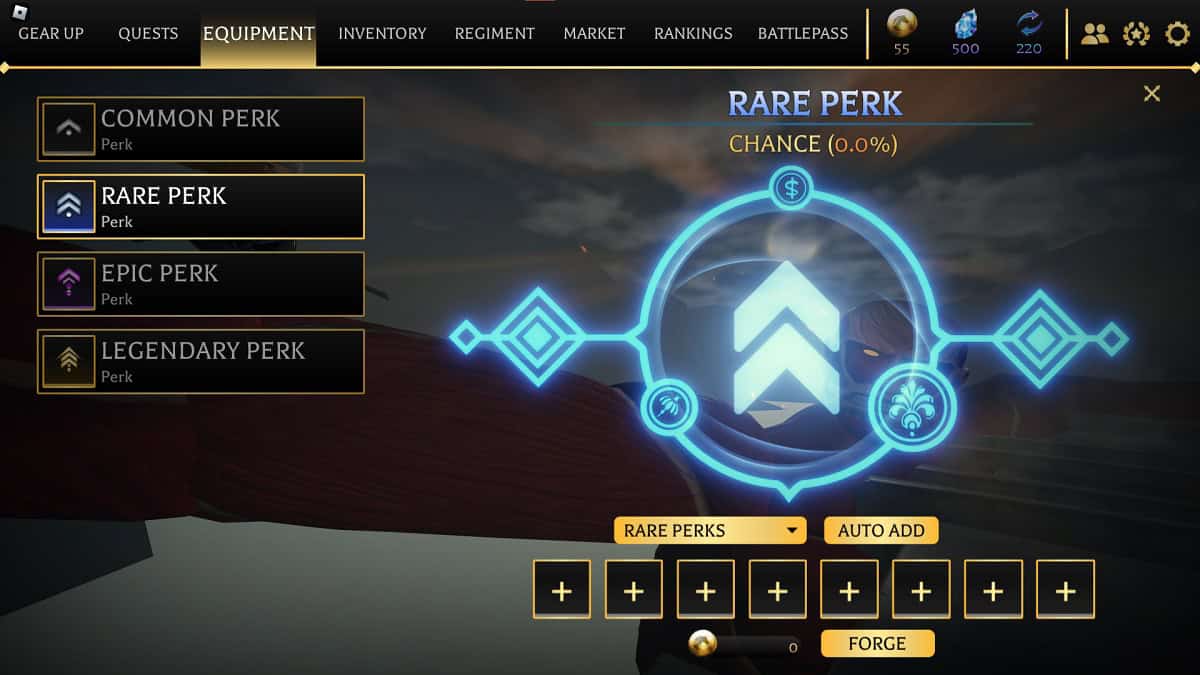 perk system in roblox attack on titan revolution