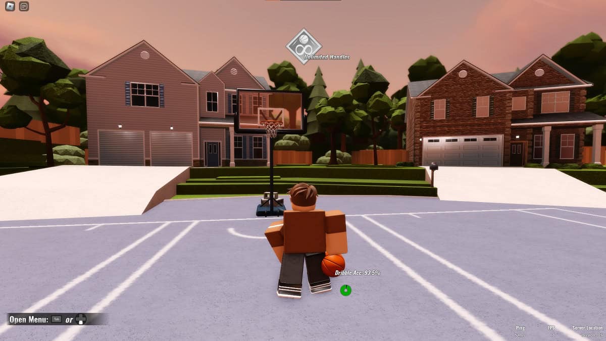 how to perform a double step back dribble in roblox highschool hoops