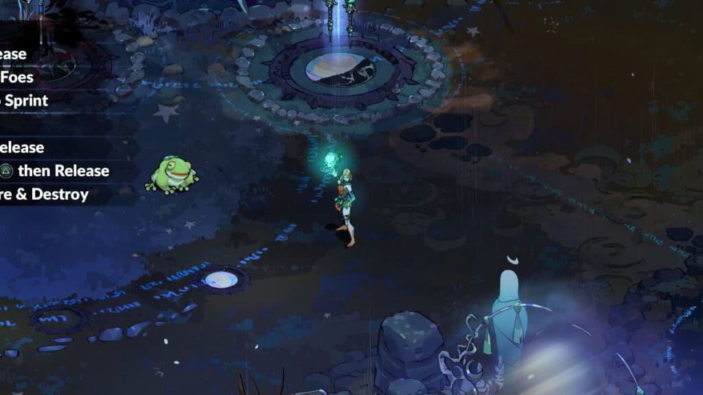 Melinoรซ wields the Argent Skull.
