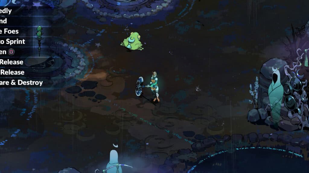 Melinoรซ wields the Moonstone Axe.