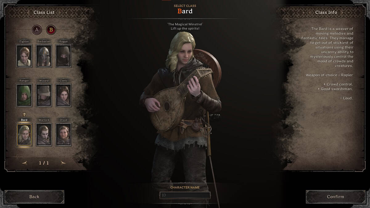 bard class