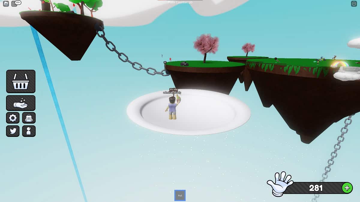 standing on the plate to unlock tycoon glove in slap battles