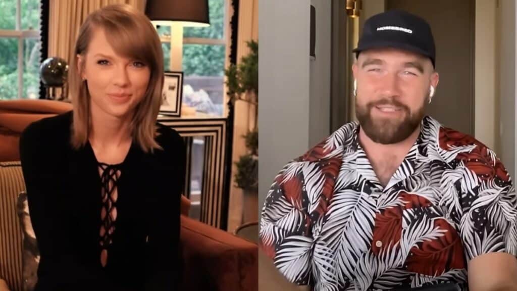 Taylor Swift and Travis Kelce