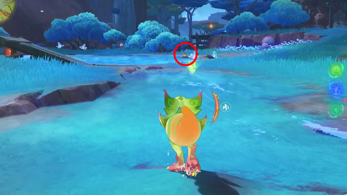 Second light location in the Ichcahuipilli's Aegis puzzle.
