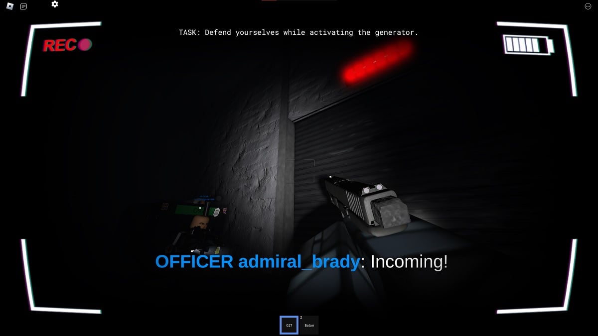 activating the generator to escape roblox paracam