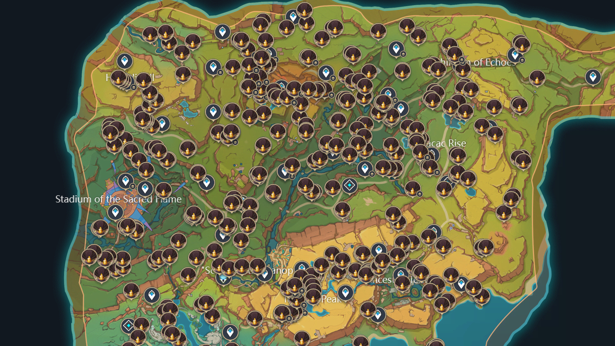 Warrior Whistle locations.