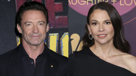 Hugh Jackman’s Rumored New Flame Sutton Foster Files to End 10-Year Union: ‘They Are 100 Percent Together’ A photo collage of Hugh Jackman and Sutton Foster