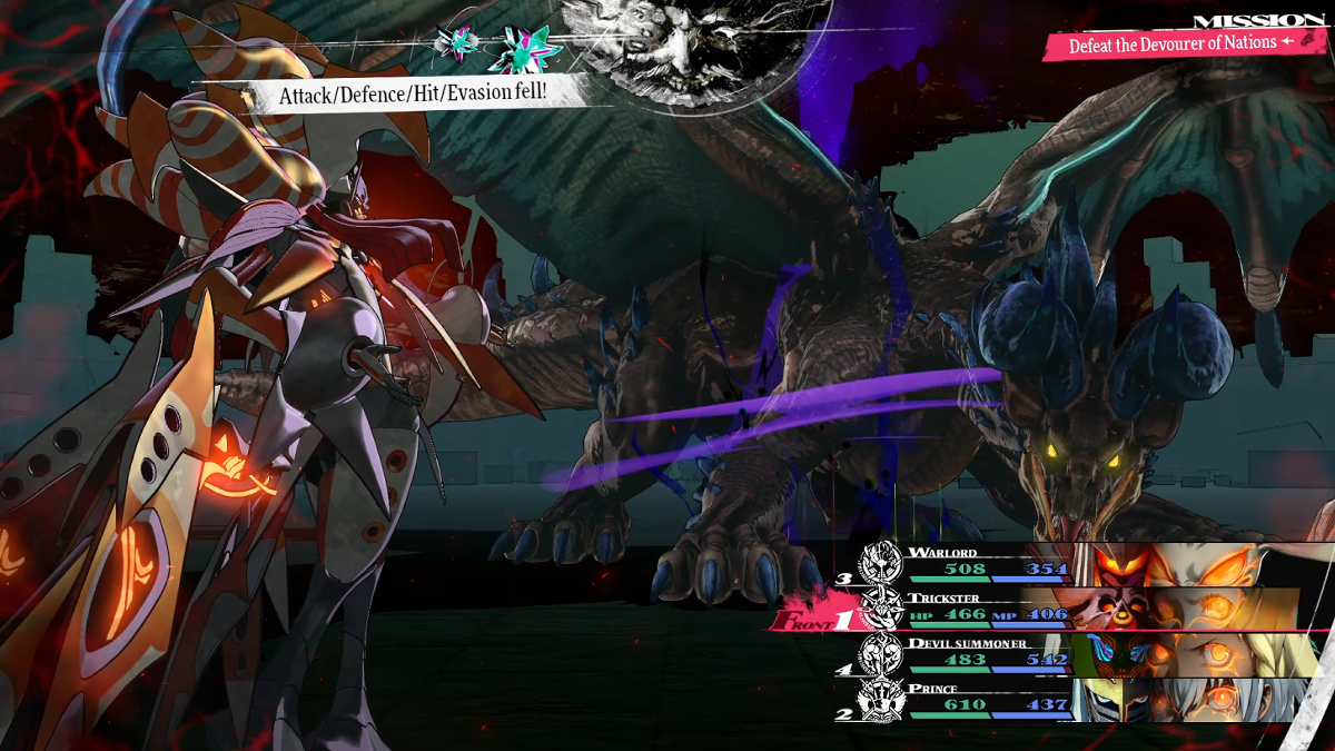 The Devourer of Nations boss fight at The Forsaken Tower.