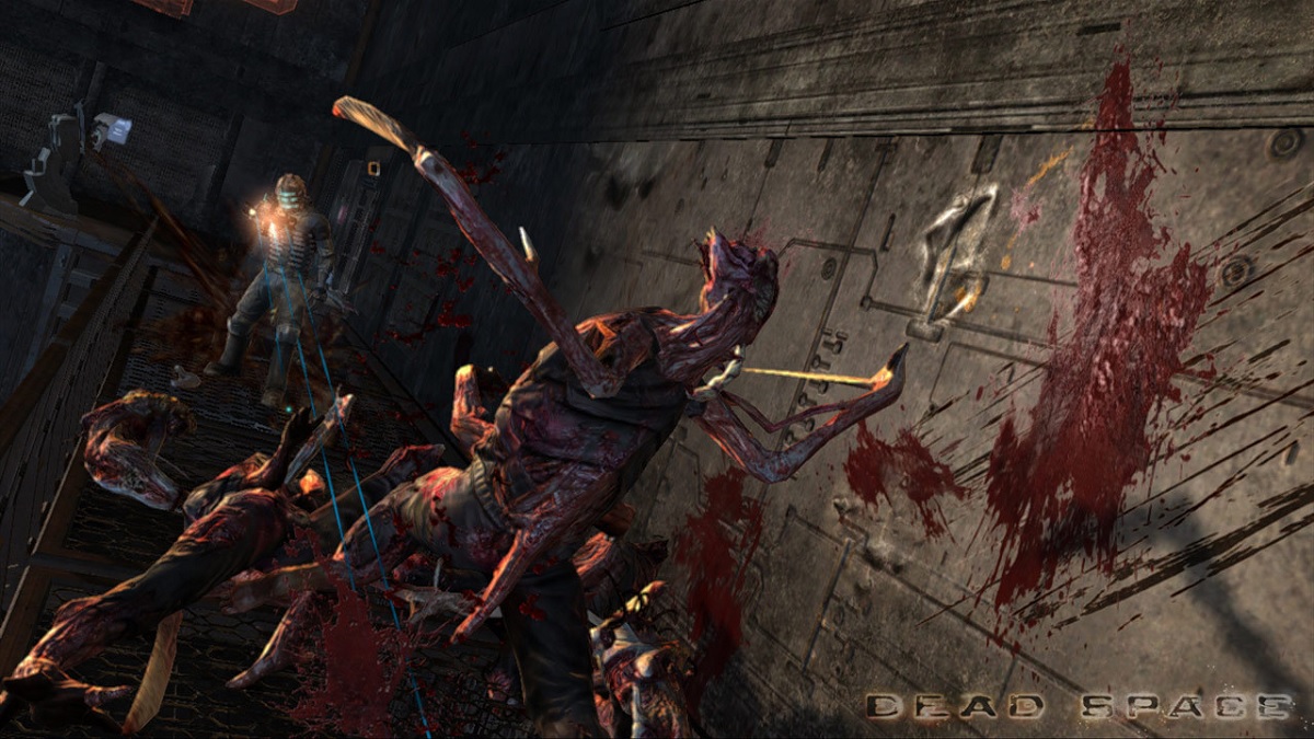 killing necromorphs in dead space