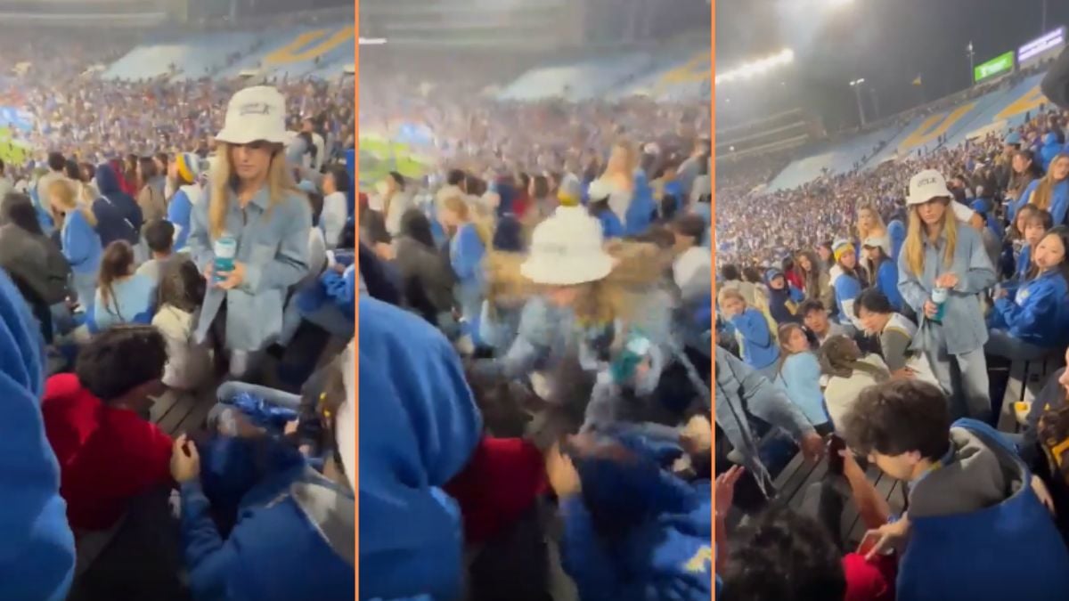 Karen UCLA Student Slaps Man During Football Game Against USC: ‘One Too Many White Claws’