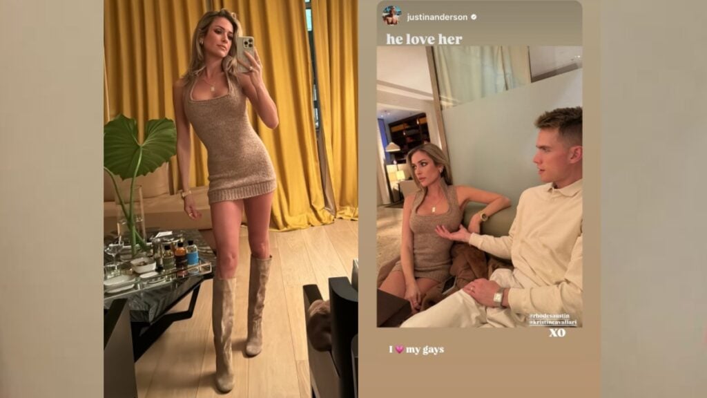 Kristin Cavallari in a mini dress.