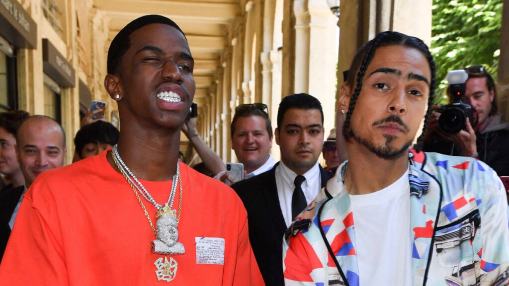 Quincy Combs and Christian Combs at the Louis Vuitton Menswear Spring/Summer 2019 show