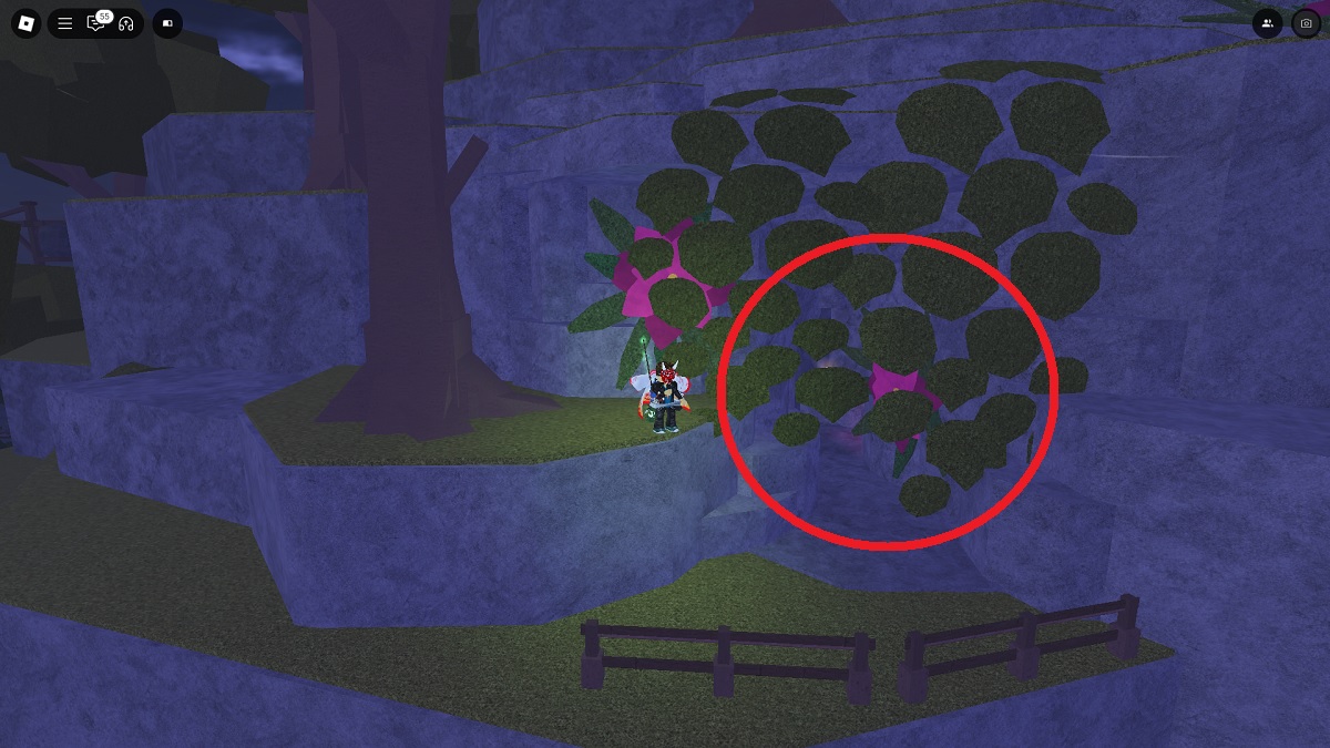 where to find the hidden brick button in roblox fisch