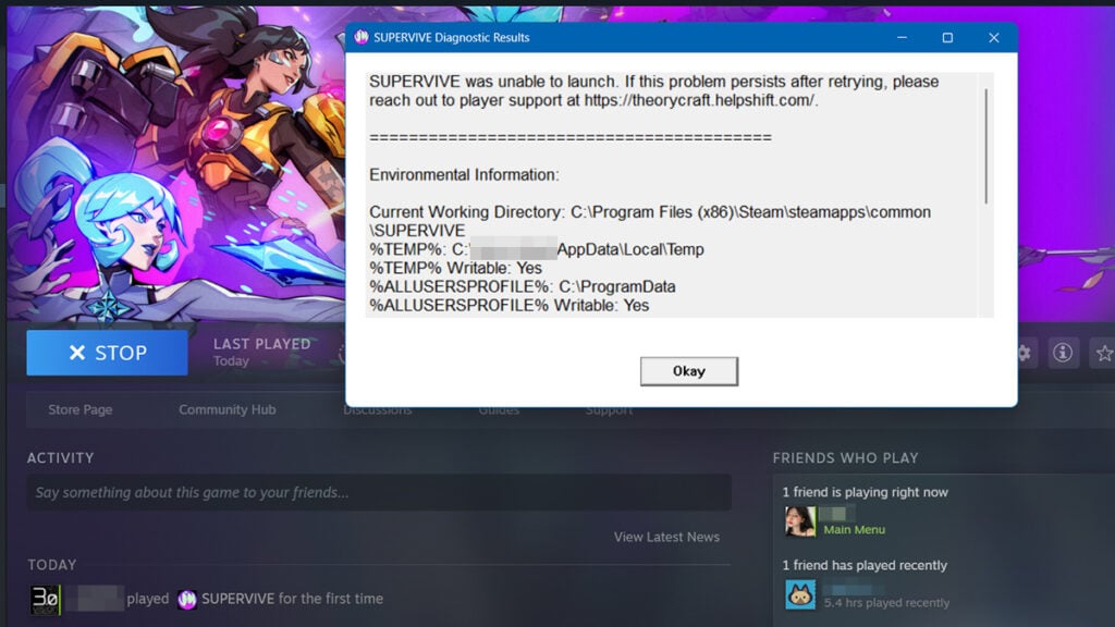 Underclock Your CPU to Fix Supervive Crash on Start Up