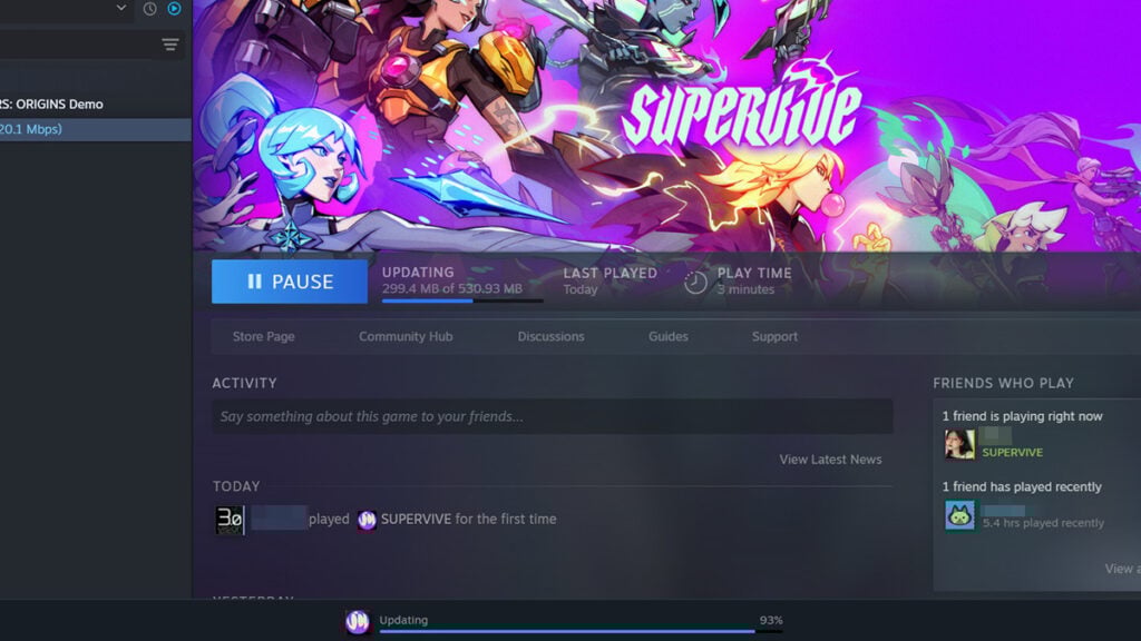 Update the Game and Do a Restart