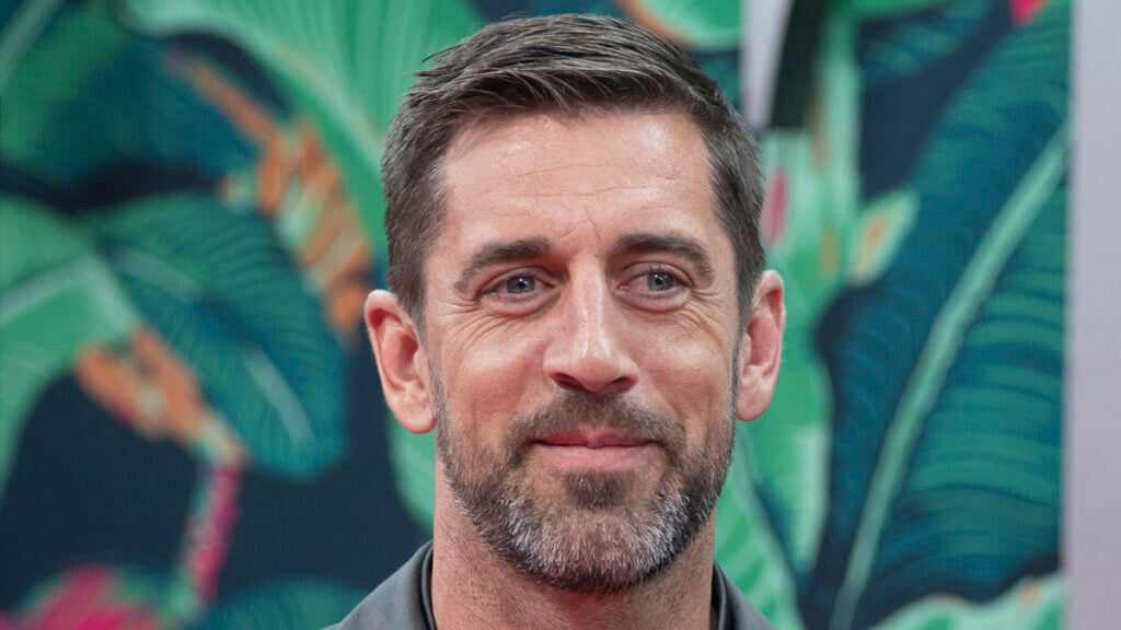 Aaron Rodgers at the 2023 Tony Awards Red Carpet