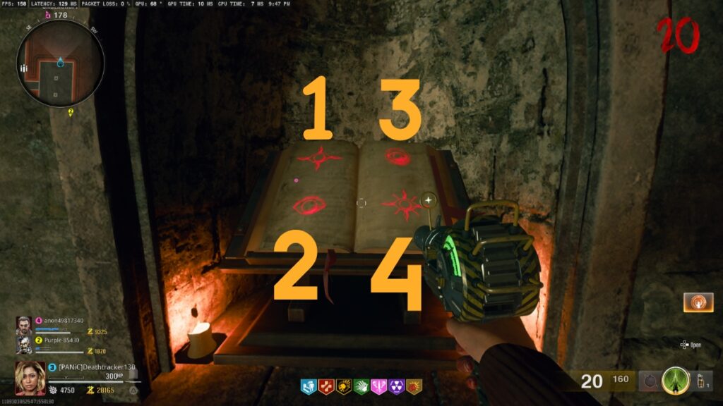 Citadelle des Morts Ritual Book Easter Egg