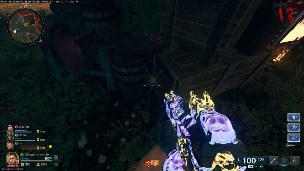 Citadelle des Morts Lightning Rod Location 1