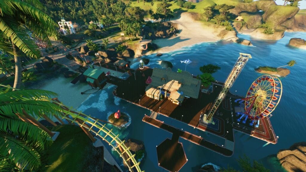 A water park