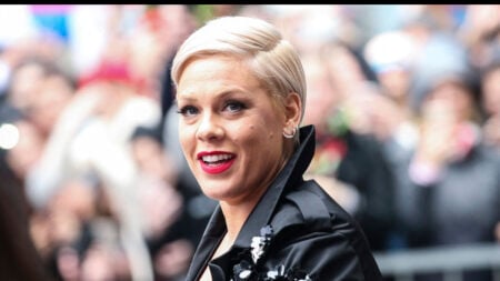 A photo of P!nk smiling