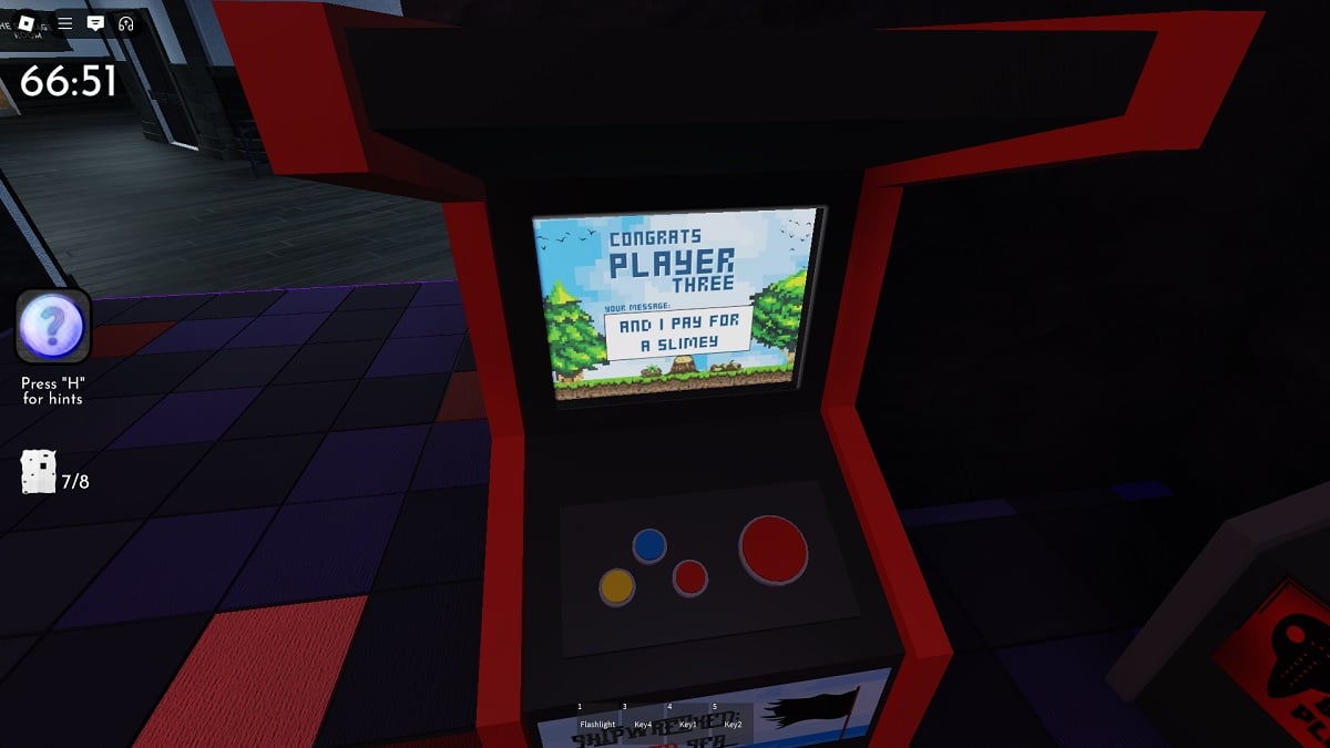 terminal chapter 3 descent beginner mode arcade room puzzle solution