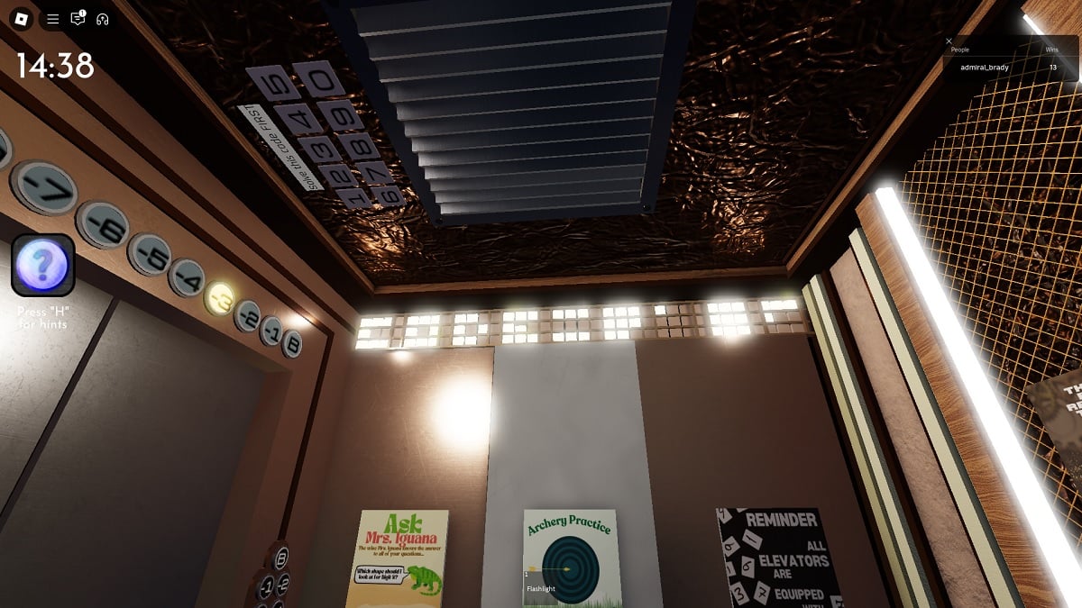 terminal chapter 3 descent beginner mode elevator hatch puzzle solution