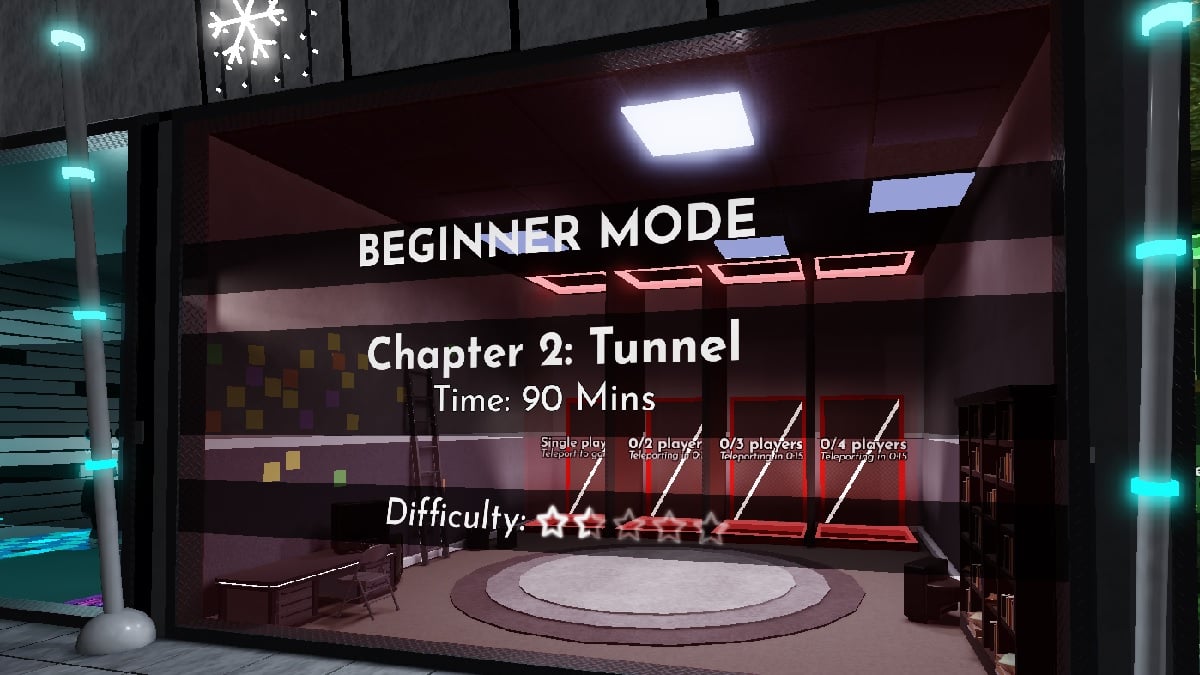Roblox Terminal Chapter 2: Tunnel Walkthrough (Beginner Mode)