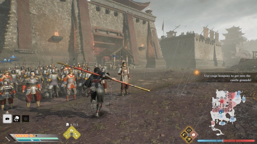 A castle siege