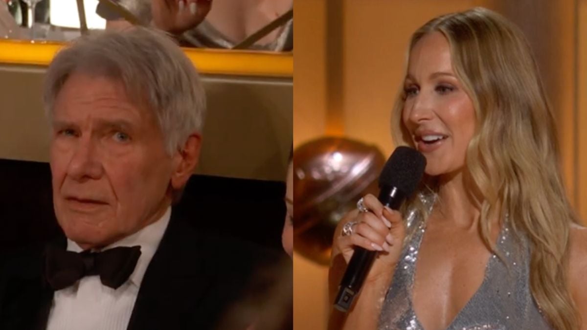 ‘Not Impressed’ Harrison Ford Gave Host Nikki Glaser ‘Side Eye’ Over Tasteless Joke at Golden Globes: ‘Left a Bad Taste’