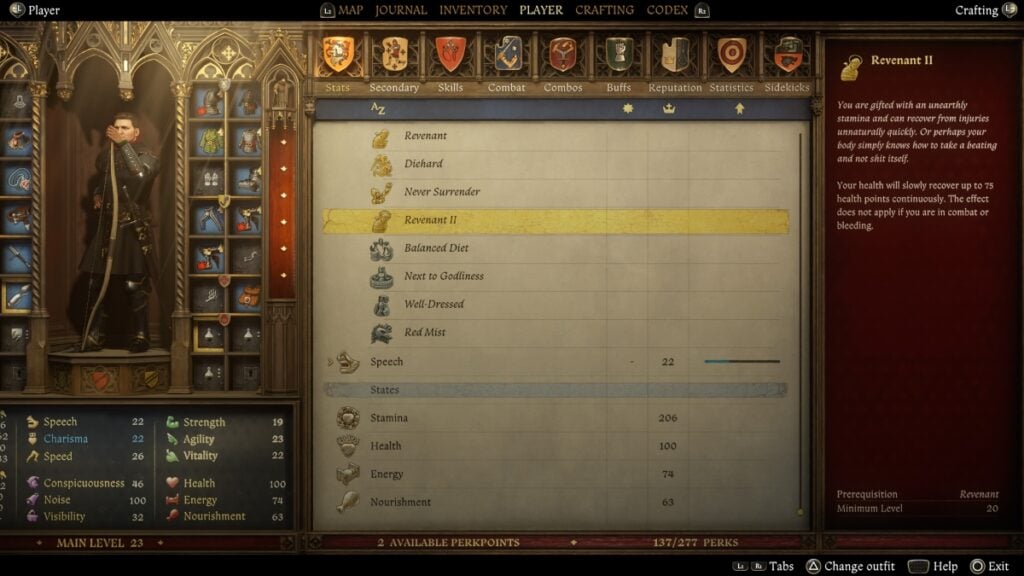 Revenant Perk