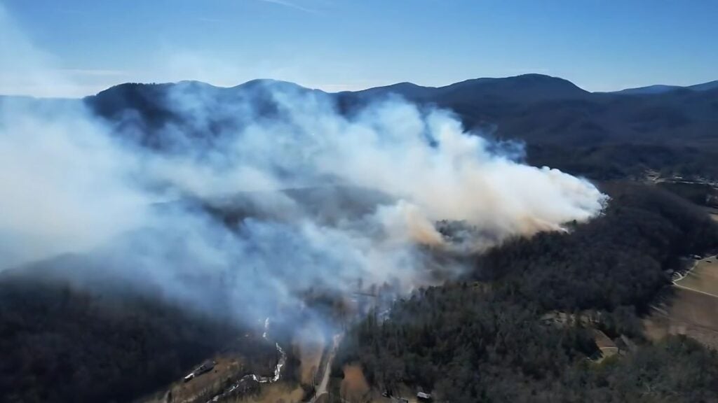 Wildfires Rage in North Carolina After Firefighters Report Strong Winds 'This is NOT Good...'