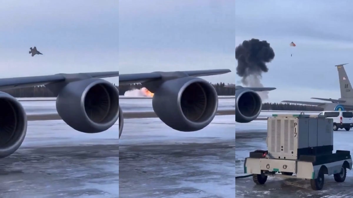 Fighter Jet Crashes Spectacularly at Eielson Air Base, Alaska: ‘110 Million Dollars up in Smoke’
