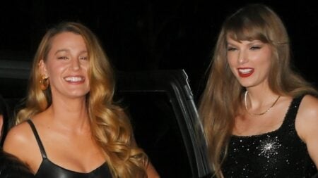 Taylor Swift and Blake Lively during an outing