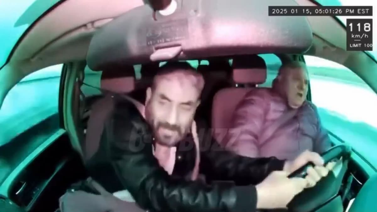 ‘Absolute Insanity’ As Uber Passenger Grabs Steering Wheel & Causes Accident in Whitby, Ontario