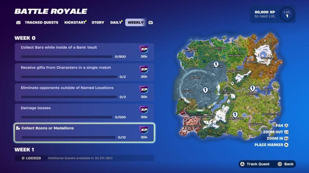 Fortnite Chapter 6 Season 2 Week 0
