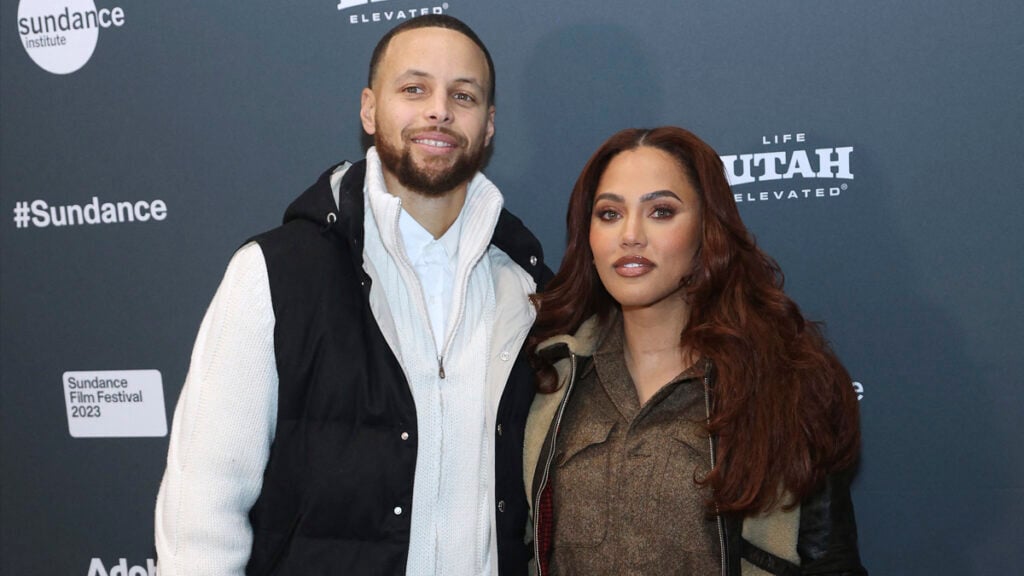 Stephen Curry and Ayesha Curry at Stephen Curry: Underrated Premiere - 2023 Sundance Film Festival
