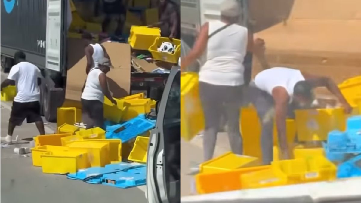 ‘Incredibly Trashy’ People Ransack Broken Down Amazon Truck in Texas: ‘Not a Fan of Amazon but Also Not a Fan of Thieves’