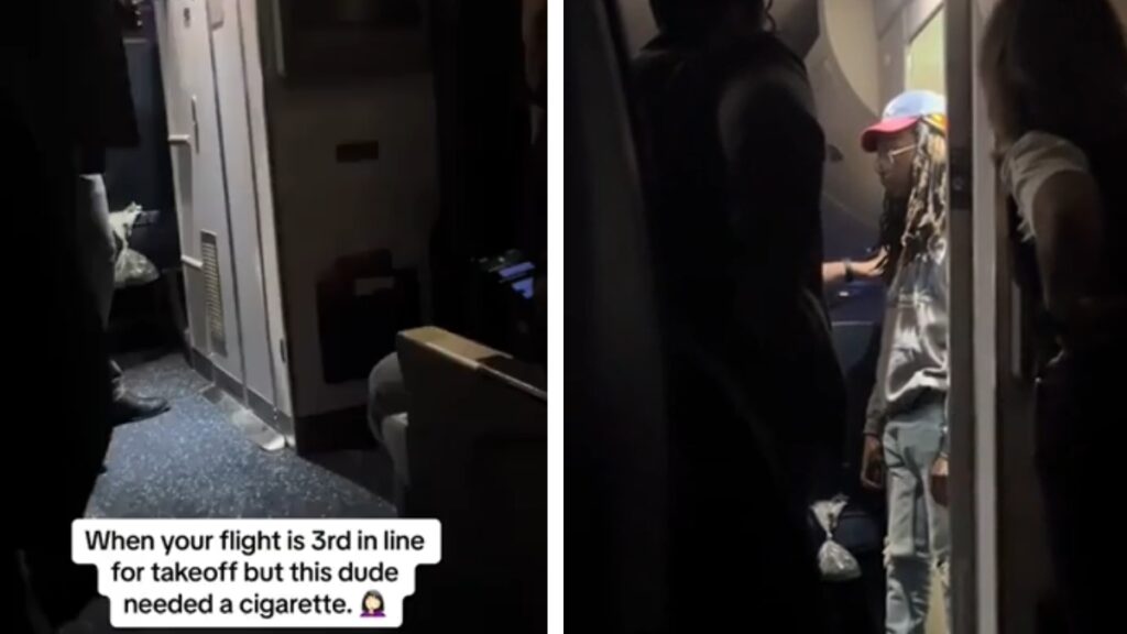 Atlanta Flight Smoking Customer