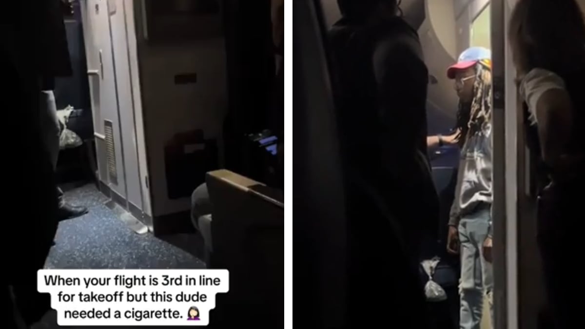 Atlanta Flight Gets Delayed Due To Smoking Passenger, ‘Yikes He’s High as Hell Lol’