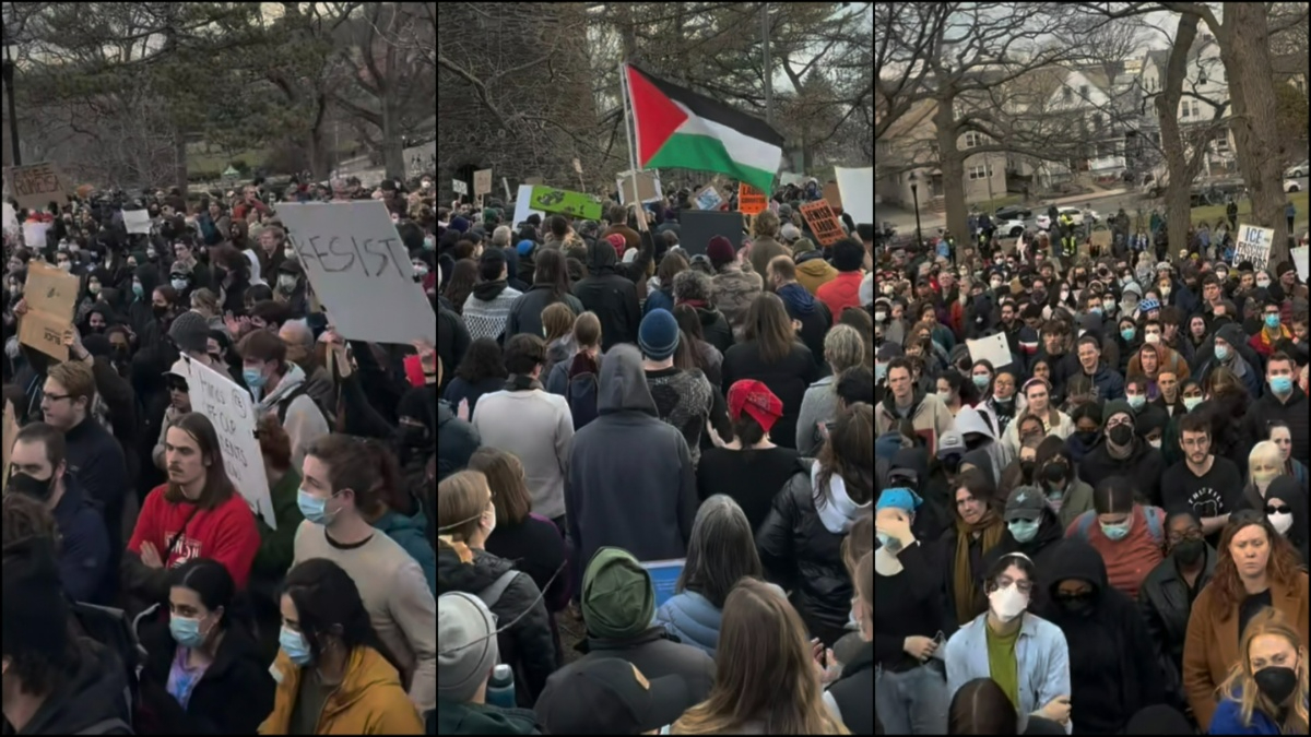 Tufts Students Protest Abduction of Rumeysa Ozturk by ICE in Somerville: ‘She Was Kidnapped’