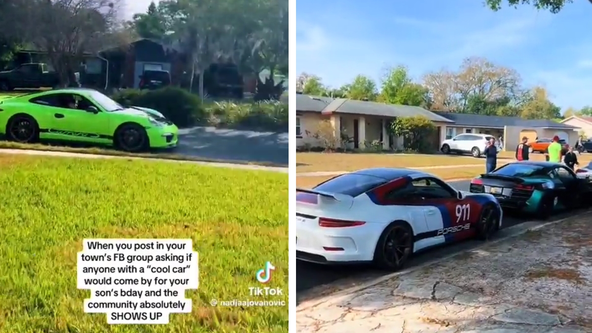 Florida Mom Asks Her Community if They Have Cool Cars to Surprise Son on His Birthday, and Everyone Responds, ‘Stuff Like This Restores My Faith in Humanity’