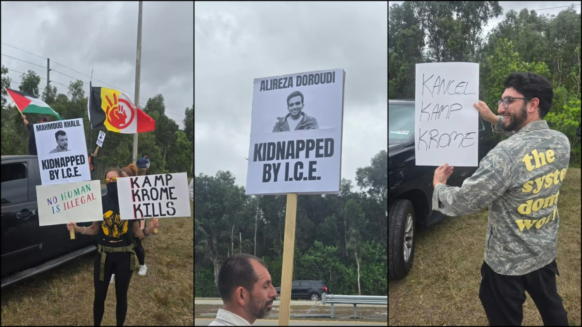 Miami Protests ICE Abductions at Krome Detention Facility: ‘Kamp Krome Kills’