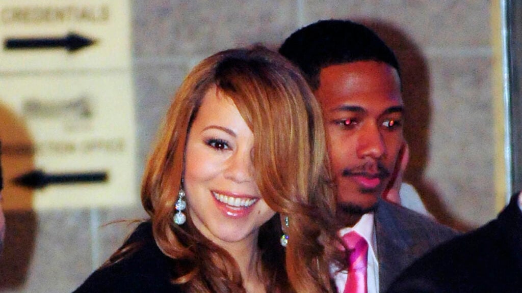 Mariah Carey and Nick Cannon at Grammy event