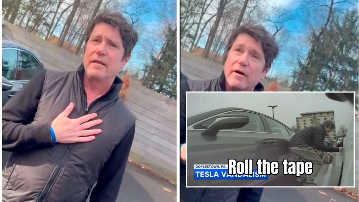 Pennsylvania Man Confronted for Keying Swastika on Tesla Offers ‘Free Service’ to ‘Wipe It Off’: ‘Wild Level of Delusion!’
